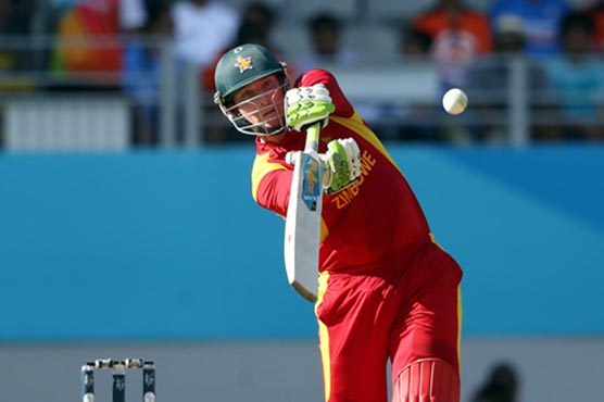 Taylor century leads Zimbabwe to 287 against India