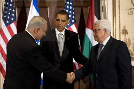 Obama 'committed' to two-state solution for Israel, Palestinians
