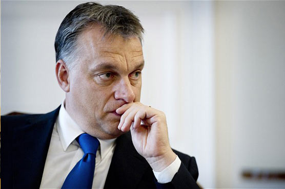 Protesters attempt to disrupt Hungarian leader's speech