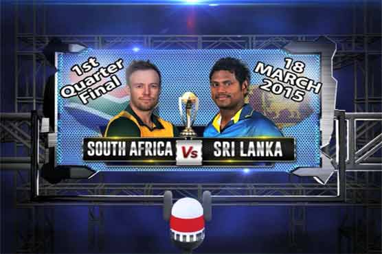 Sri Lanka bat against South Africa in World Cup quarter-final