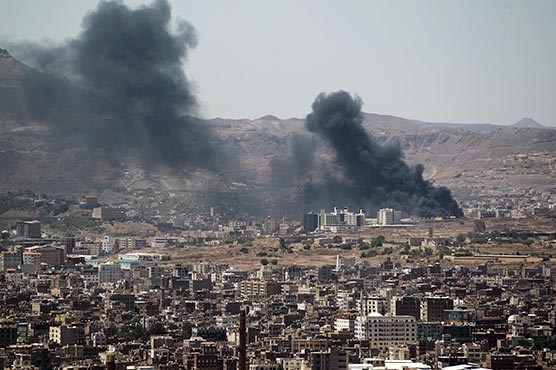Airstrikes target Yemen's presidential palace in the south