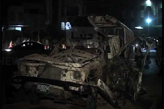KARACHI: Bomb blast near Rangers vehicle, 2 personnel martyred