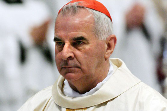 Scottish prelate in sex case renounces cardinal's privileges