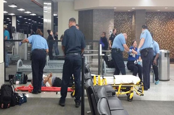 US man shot after machete attack on airport border agent