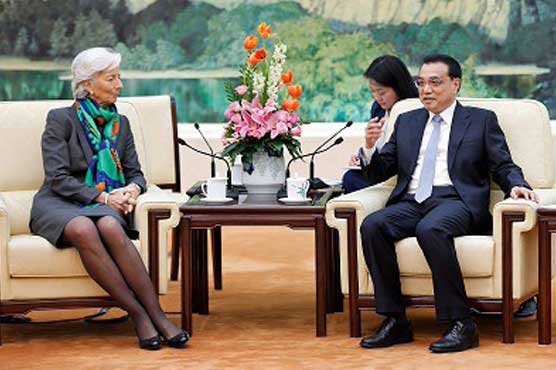 IMF head welcomes China-backed bank on Beijing visit