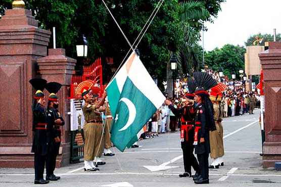 Flag lowering ceremony at Wagah Border, fervor patriotism observed
