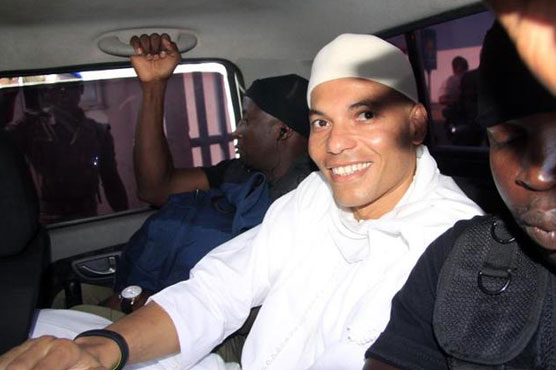 Senegal ex-leader calls rally after son's graft conviction