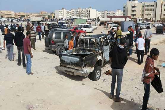 Libya suicide bombs kill soldiers as UN presses peace