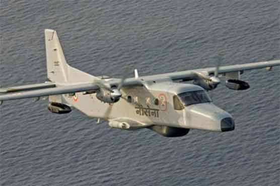 Two missing after India navy plane crashes into sea