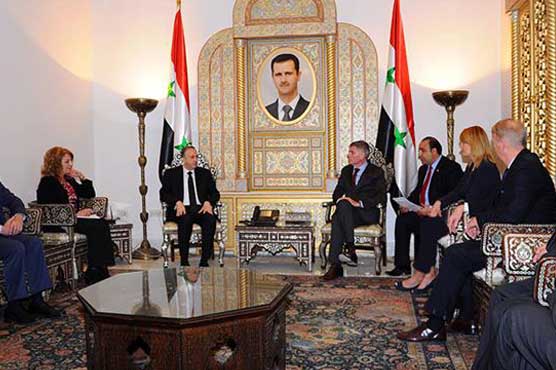 Syria's Assad meets far-right Belgian politician