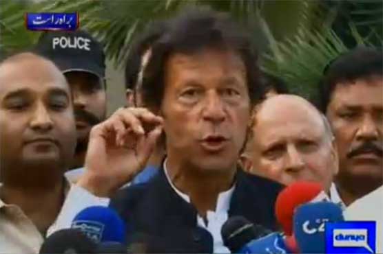 What tape? Imran Khan threatens to take to streets again if govt 'backs off'