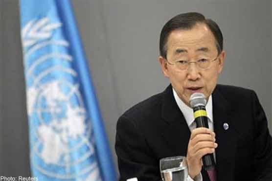 UN chief Ban Ki-moon holds Baghdad talks