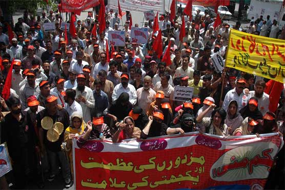 Rallies held across Pakistan as world celebrates Labour Day