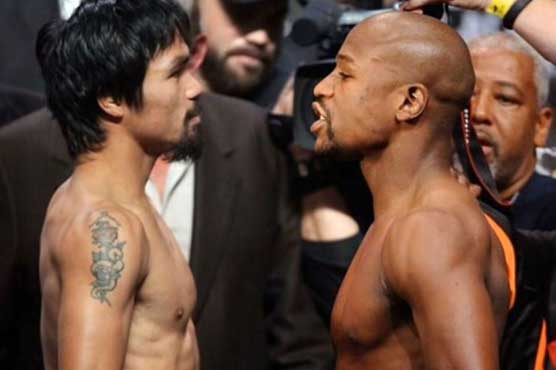 Boxing: Lively weigh in crowd salutes Mayweather-Pacquiao 