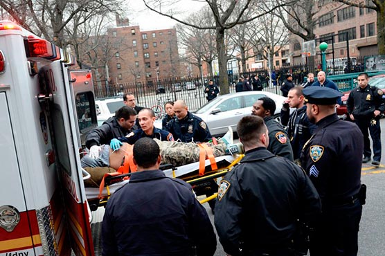 New York police officer shot in the head