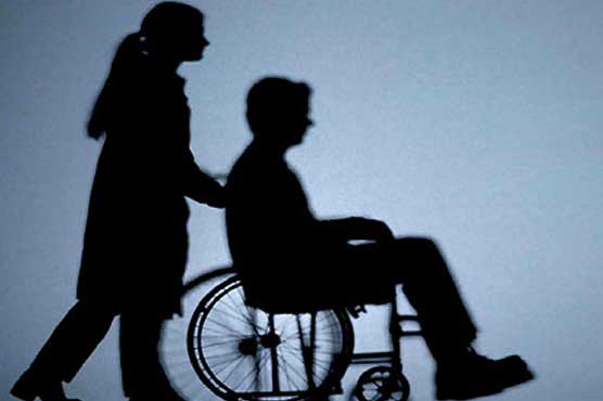 Differently-abled people demonstrate protest outside Punjab Assembly