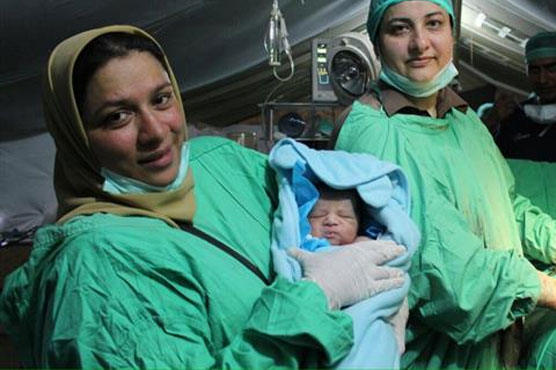 Second child born in Pakistani field hospital in Nepal named Pakistan