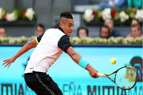 Tennis: Kyrgios sends Federer crashing in Madrid