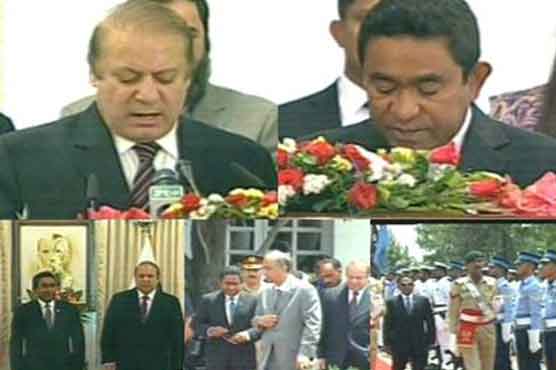 PM Nawaz, Maldivian president vow to strengthen bilateral ties