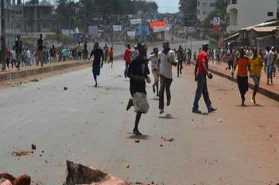 Clashes, protests hit Guinea over vote timing