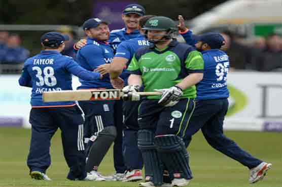 Ireland slump to 56 for four against England before rain intervenes