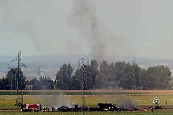 At least four killed in Spain military air crash