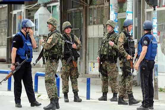 Four Macedonia police injured in clashes near Kosovo border