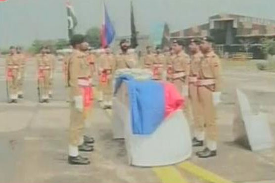 Body of Philippines envoy sent to Manila 