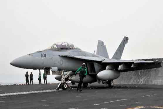 US F-18 fighter crashes in Gulf, crew rescued: Navy
