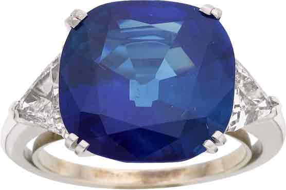 Kashmir sapphire ring fetches $7.3 million at auction
