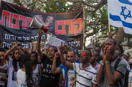 Hundreds of Ethiopian Jews protest in Israel