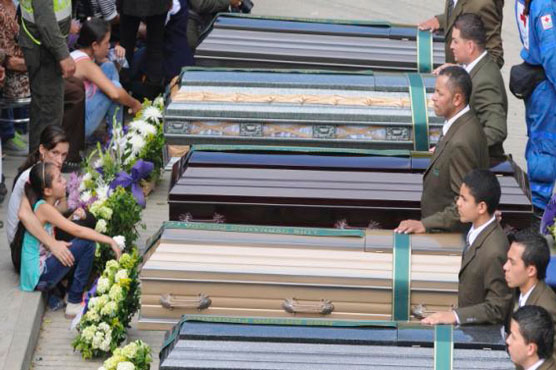 Colombia bids farewell to victims of deadly flooding