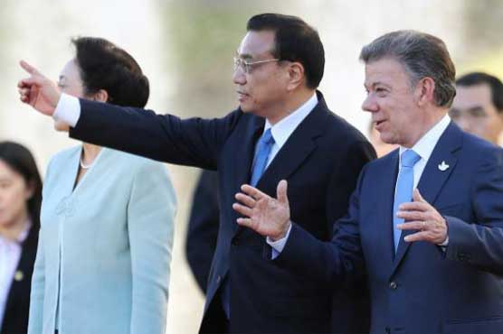 China premier arrives in Colombia as part of investment tour