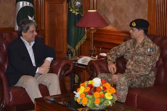Corp commander Karachi meets CM, governor Sindh