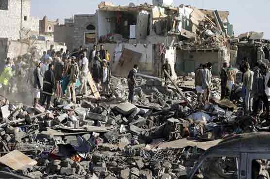 Heavy Saudi-led airstrikes target Shiite rebels in Yemen