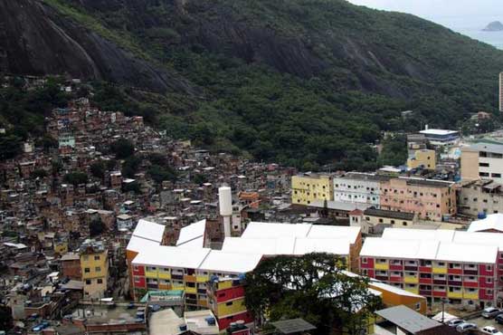 Green oasis rises in heart of Rio slum