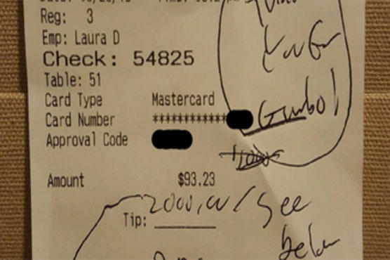 Washington gumbo lover leaves $2,000 tip on $93 restaurant bill