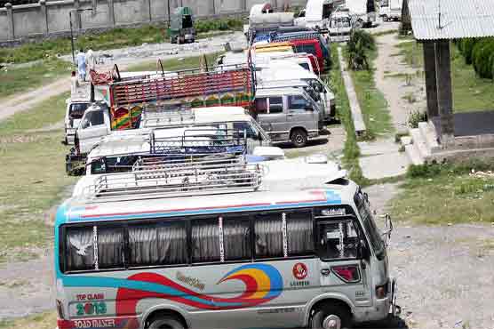 Tradition of forcefully holding public vehicles continues in KP