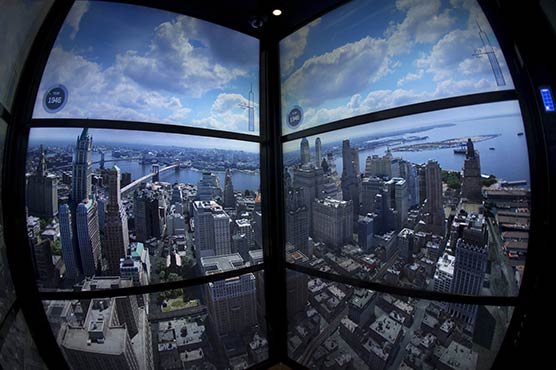 Thousands gather for opening of World Trade Center deck