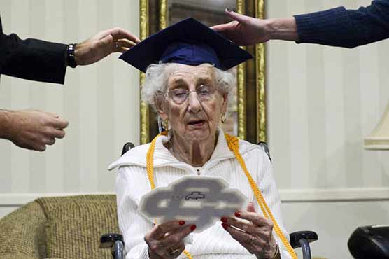 97-year-old Michigan woman receives high school diploma