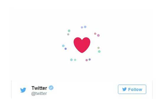 Twitter replaces 'star' with 'heart', 'favorite' turned into 'like'