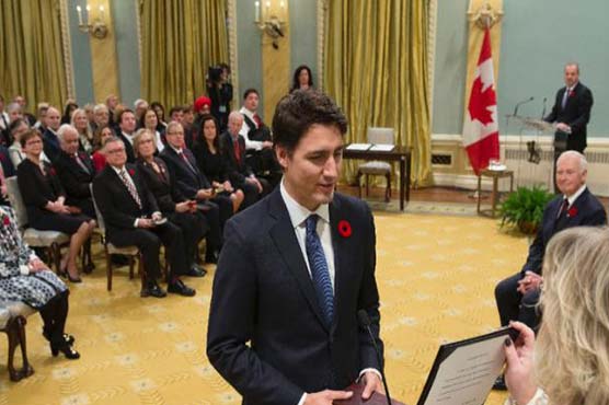 Trudeau sworn in as Canada's PM, pledges big changes