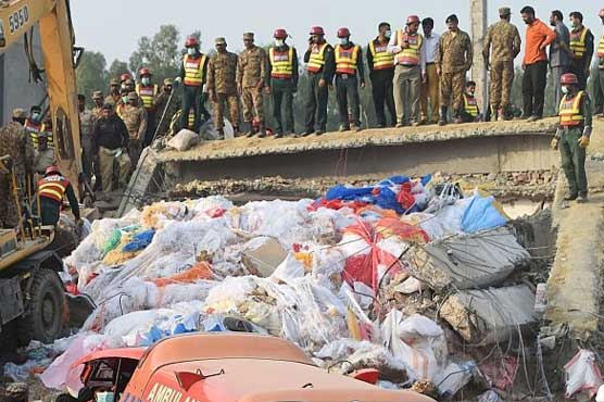 Lahore factory collapse: Rescue operation enters sixth day