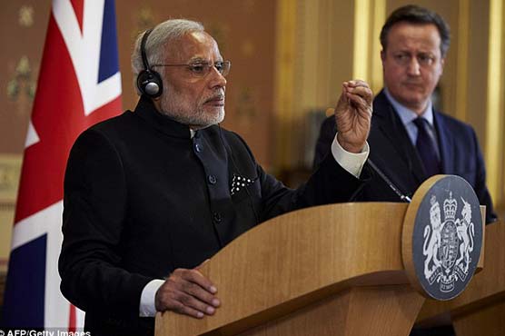 London: Modi perturbed by harsh questions, denies extremism in India