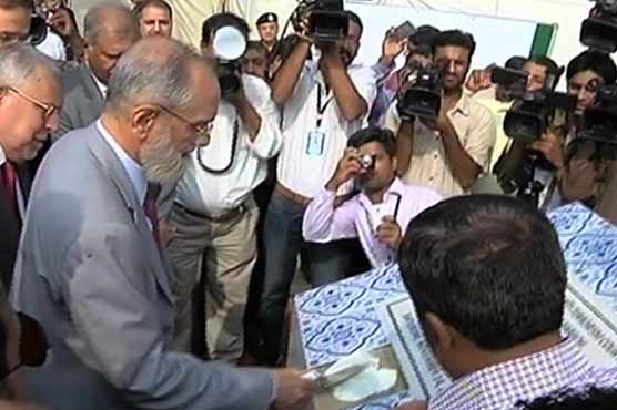 CJP visits Karachi Central Jail, lays foundation stone of ATC