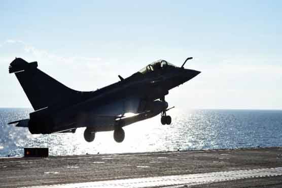 France strikes IS in Iraq from newly deployed carrier