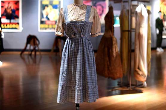 'Wizard of Oz' dress sells for $1.56 mn in New York 