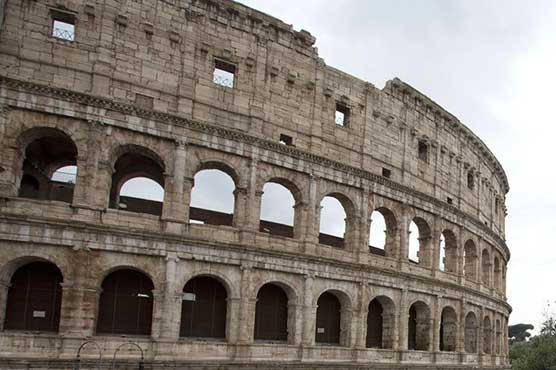 Man scales Colosseum to protest Rome Holy Year crackdown