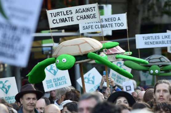 Climate pledges, mass marches ahead of UN summit