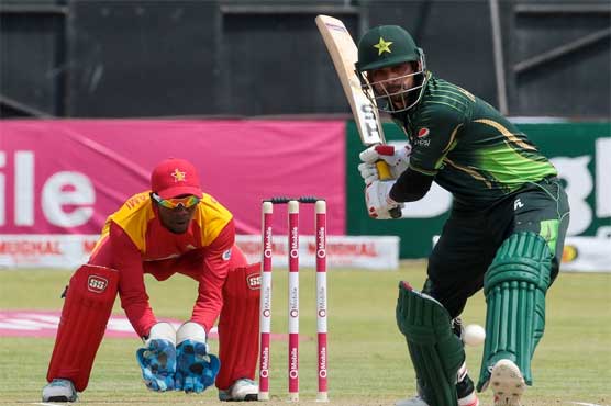 Pakistan slow after top order falls